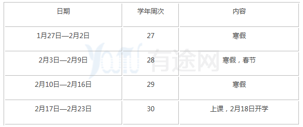 高一寒假放假时间解析