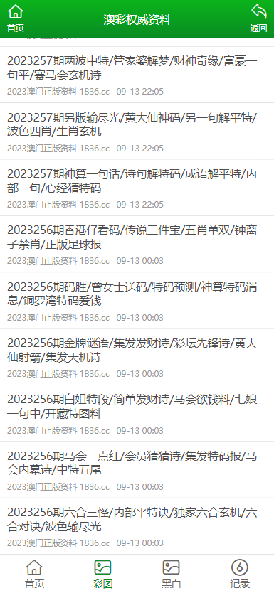 2023澳门资料免费大全老版{